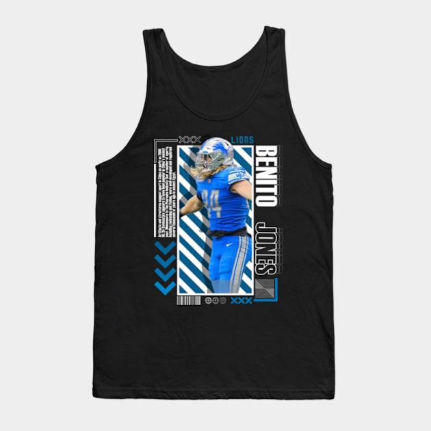 Benito Jones Paper Poster Version 10 Tank Top by art.Hamdan